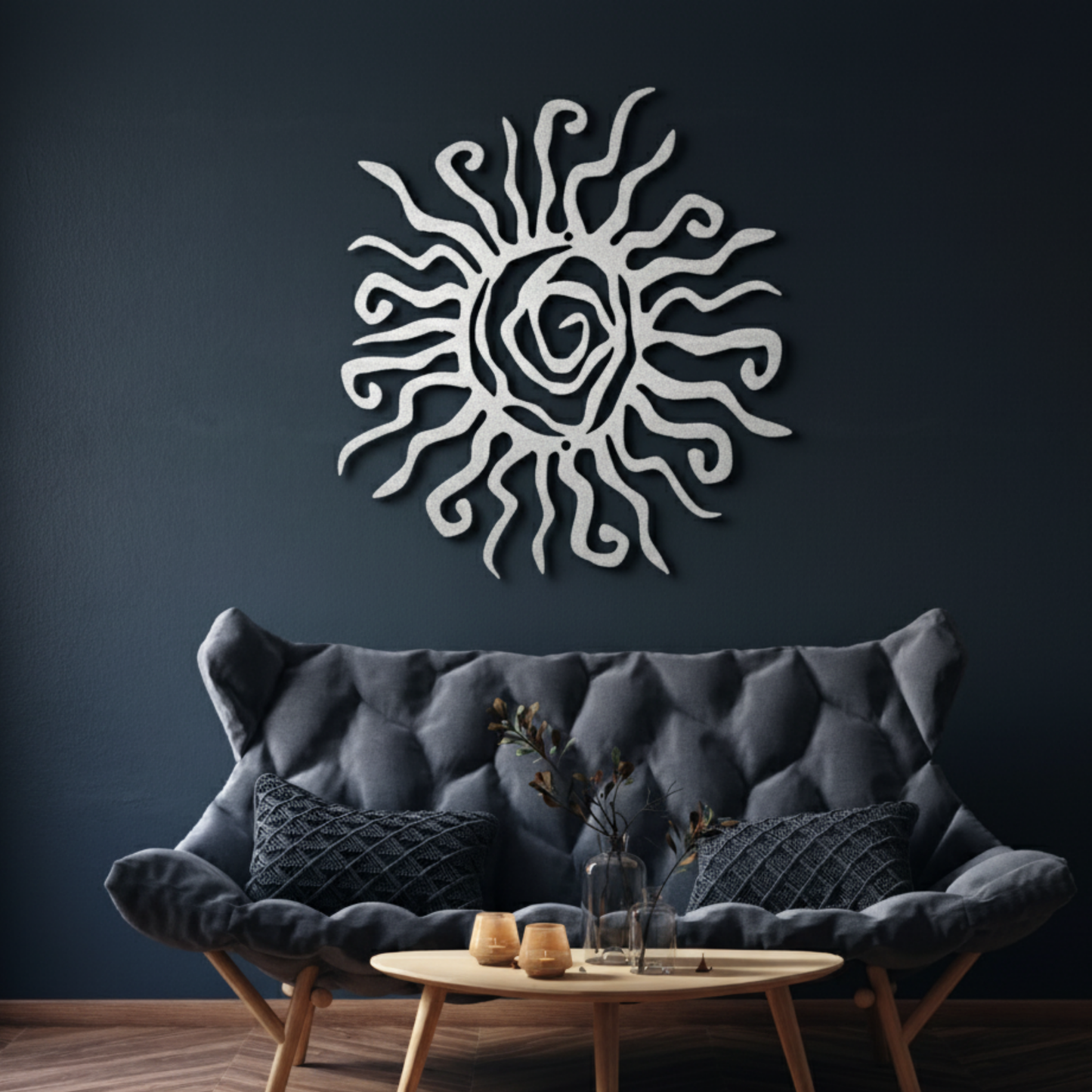 Wacky Sun Metal Wall Art