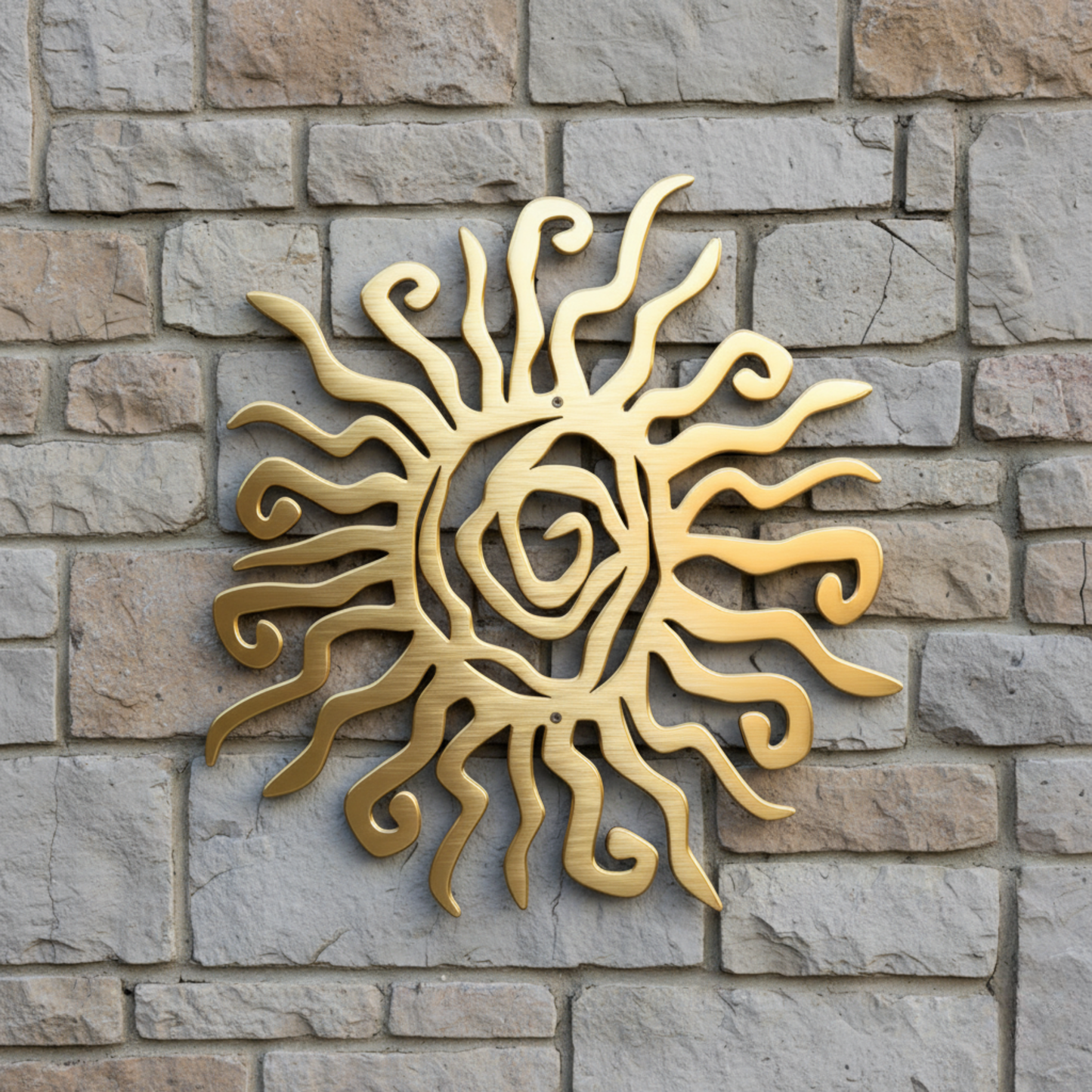 Wacky Sun Metal Wall Art
