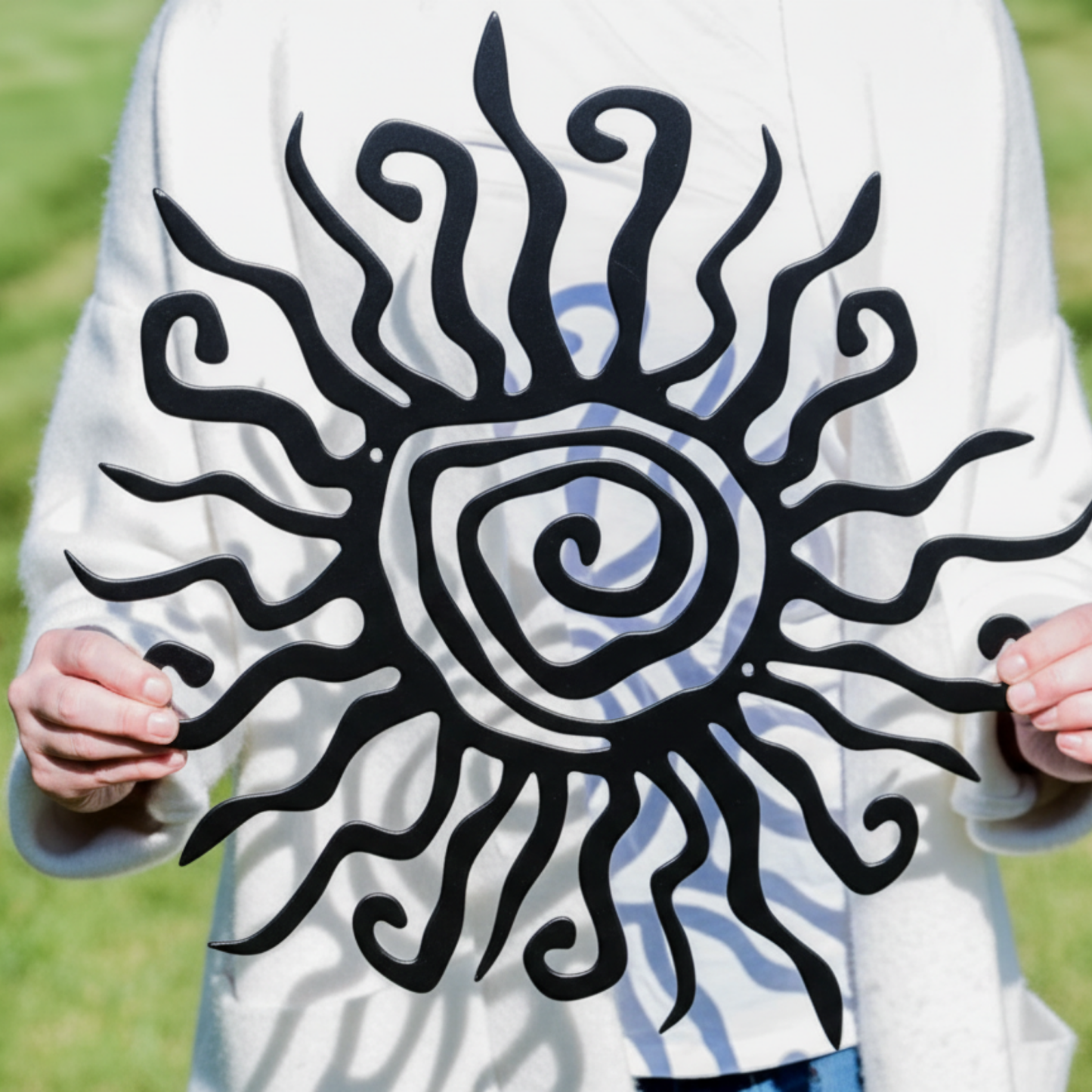 Wacky Sun Metal Wall Art