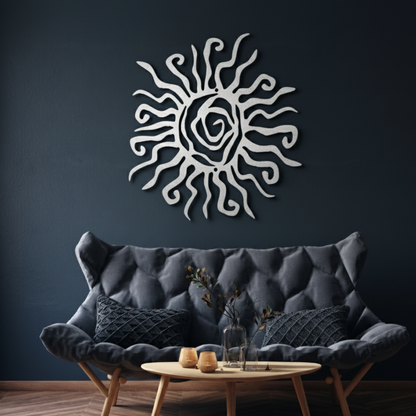Wacky Sun Metal Wall Art