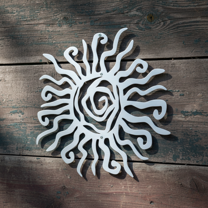 Wacky Sun Metal Wall Art